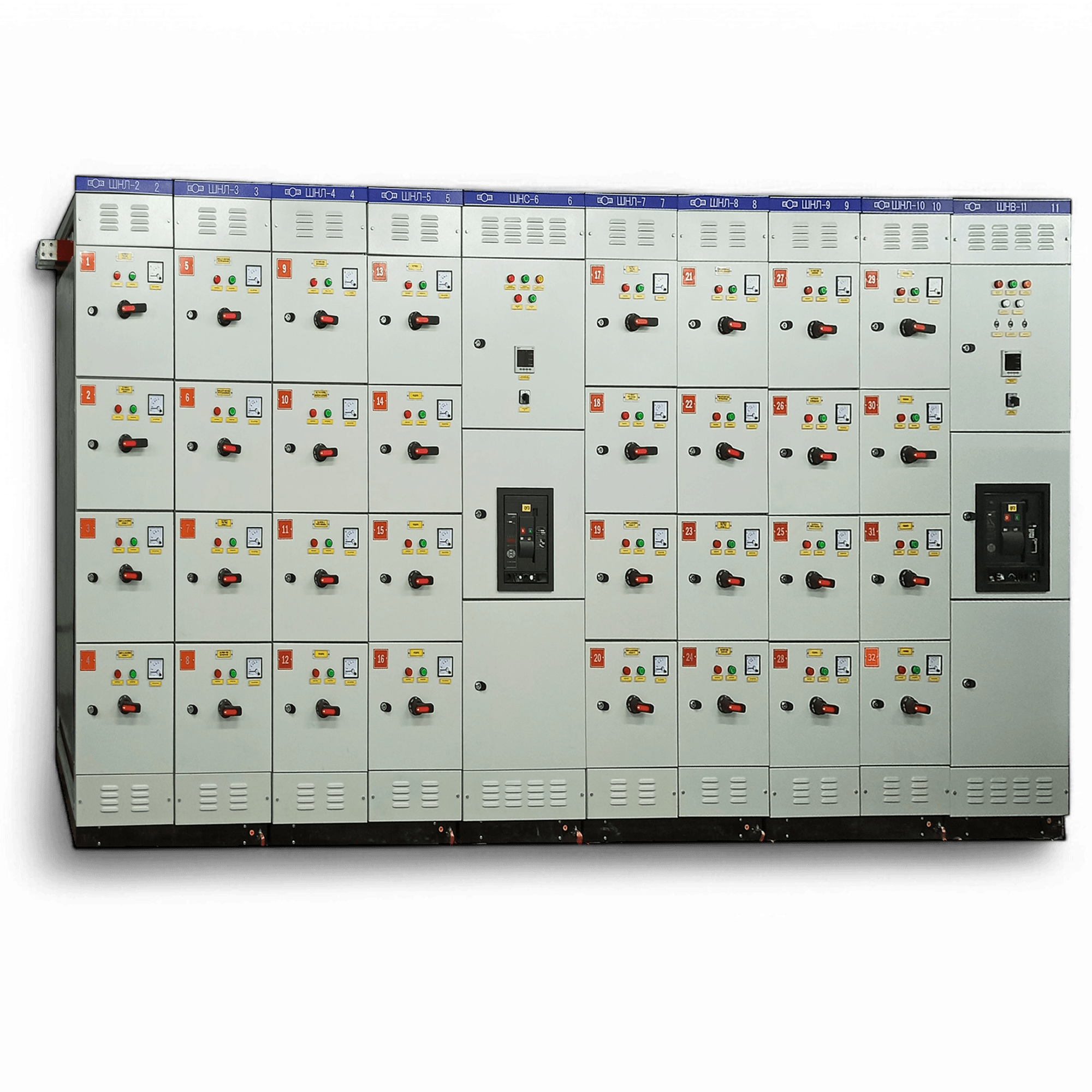 Комплектные трансформаторные подстанции промышленные  КТПП-250÷2500kVA